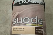 Crown golded suede textured paint