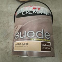 Crown golded suede textured paint