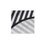 Professional Cape Barbers Gown Hair Cutting Apron - BLACK / WHITE Stripes with WAHL Logo Image 4