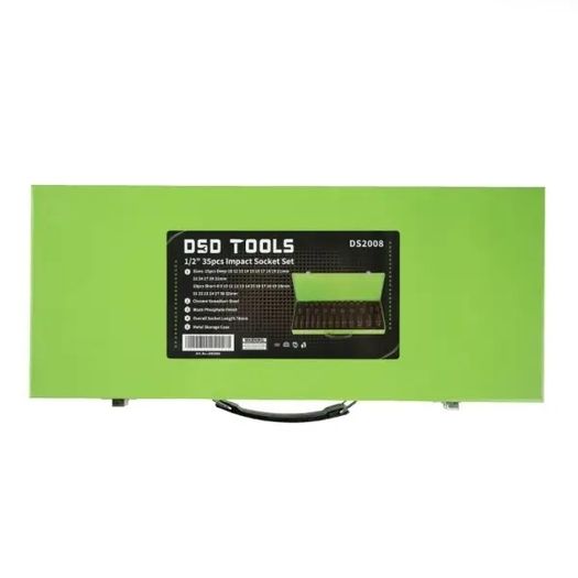 DSD Tools 1/2" Deep & Shallow Impact Socket Set with Metal Case