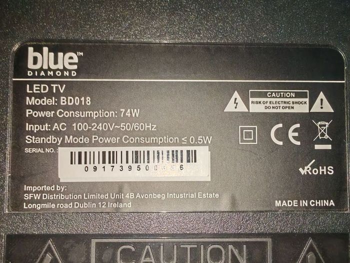 38 inch TV