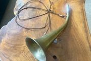 Vintage French Brass Hunting Horn