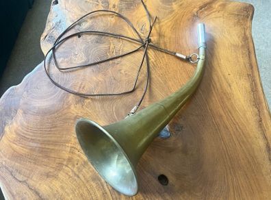 Vintage French Brass Hunting Horn