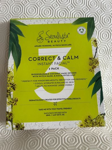 Seoulista Correct & Calm Instant Facial 3 Pack