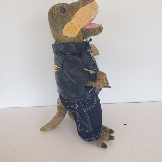 Build a bear dinosaur harley davidson jacket