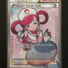 Pokemon Center Lady #105 Flashfire Pokemon Card