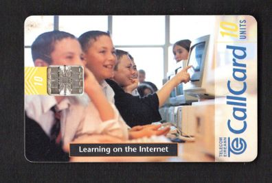 1998 Ireland 10 unit promote the Internet as a learning platform for school-goers (Schlumberger) Call Card Used