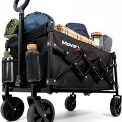 Folding Festival Wagon Trolley 70L - Beach & Garden Cart - Brand New