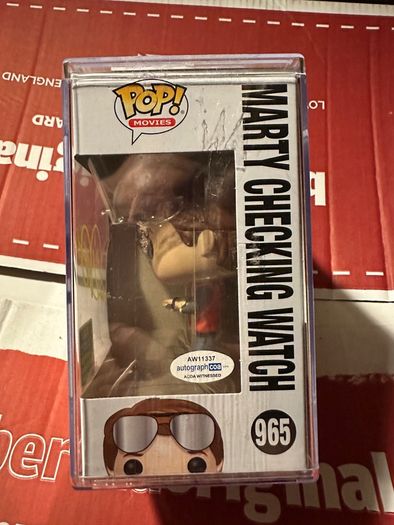 Funko POP Back to the Future Marty McFly Autographed by Michael J Fox