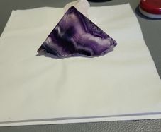 Fluorite black rose uv reactive
