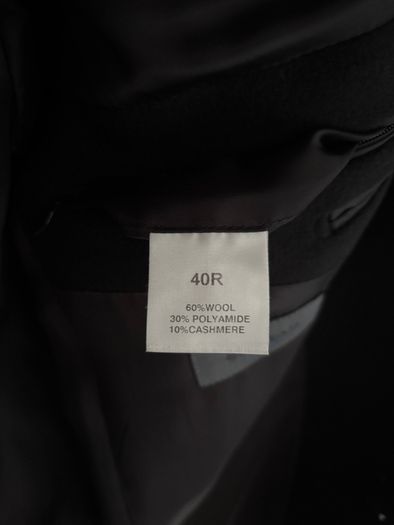 Smart black coat men