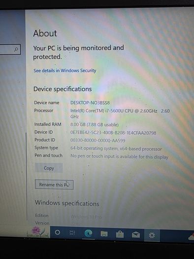 Lenovo ThinkPad X1 Carbon 3rd Gen | i7-5600U | 8GB RAM | 120GB SSD | Windows 10 Pro