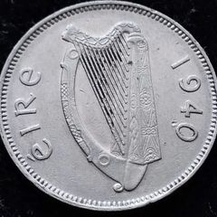 [#243] - Ireland 1940 | Irish 6d | Six Pence | Wolfhound