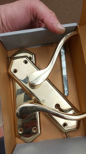 brass door handles