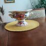 Antique Decor- Vintage Masons Pedestal Bowl Image 8