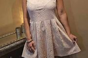 light pink dress