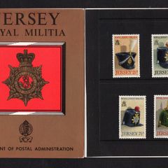 1972 Jersey Royal Jersey Militia (1st Series) Commemorative Stamps Presentation Pack