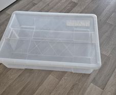 IKEA SAMLA 55L Under-Bed Storage Box with Lid