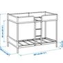 bunk bed Ikea Tuffing with mattress Image 3