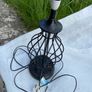 Heavy ornate metal lamp stand Image 2