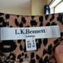 New - L. K. Bennett Leopard Print Long Sleeve Dress UK 8-10 Image 4