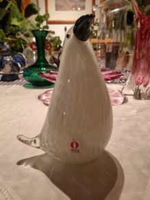 Iittala Finland Glass Penguin