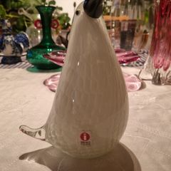 Iittala Finland Glass Penguin