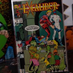 Excalibur ! Issue #9 ! Excalibur Members Meet Their Earth-597 Counterparts For The First Time ! Copper Age Comic from 1989 ! by Marvel !