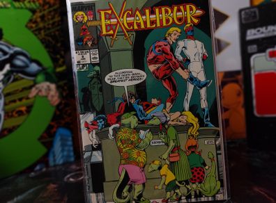 Excalibur ! Issue #9 ! Excalibur Members Meet Their Earth-597 Counterparts For The First Time ! Copper Age Comic from 1989 ! by Marvel !