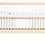 Mokee Midi Cot Bed, White Beech, 140 x 70cm Image 3
