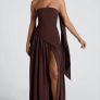 Brown ball dress Image 4