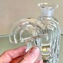 Vintage Italian Lead Crystal Decanter Bottle, Cristalli Puthod Image 10