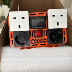 power Inverter pure wave 5000w 12v to 220v eu socket or 3 pin adapter soket also