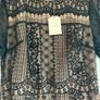 Oasis black lace short sleeved dress size 8 Image 3