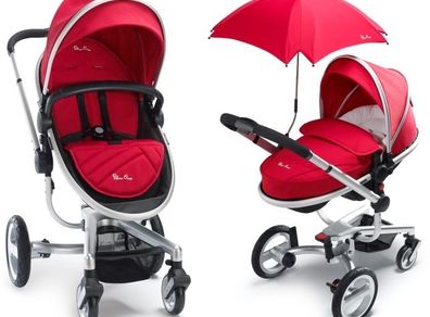 silver cross surf  stroller with car seat adapters