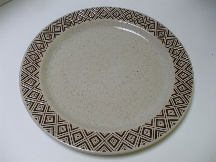 SALE!  Large Pottery Serving Plate