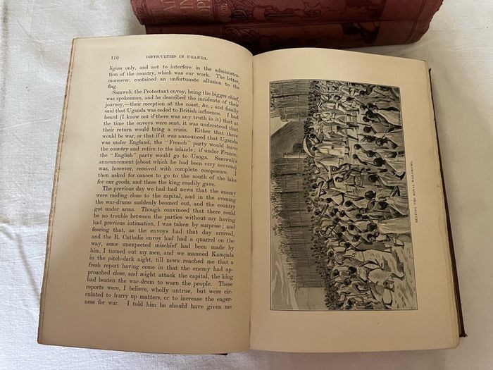 The rise of the East African Empire by Captain F.D.Lugard. The Great War in Europe volumes 3 & 8 by Frank R. Cana