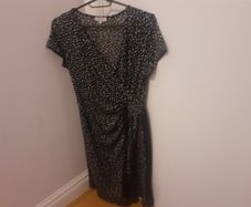 Dress with blue dots (Phildar size S)