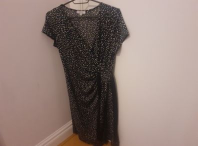 Dress with blue dots (Phildar size S)
