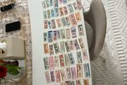 101 PCS Food Coupon, China Different Real Food Banknotes, Mix Grade Lot Chinese Old Rice Bill Meat Banknote Stamp, Rare 1965-1991