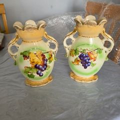 2 Vintage Porcelain Vases