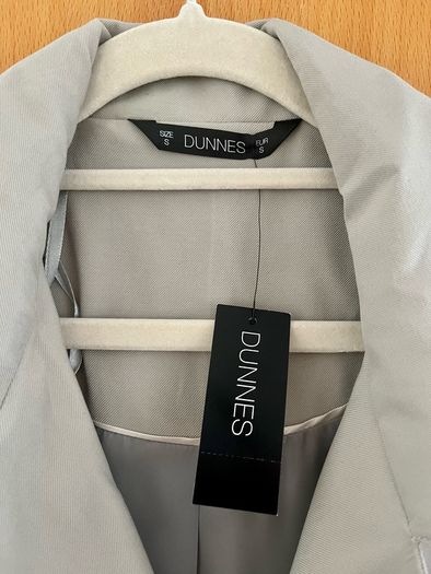Trench Coat- Light Beige/Green