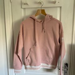 Gym + Coffee pale rose sweatshirt with hood