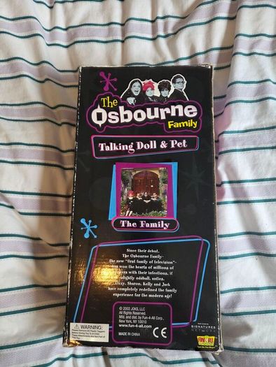Vintage 2002 The Osbourne Family Talking Doll - Sharon & Minnie (Fun-4-All)