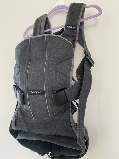 BABYBJORN Baby Carrier One - Denim Gray, Cotton