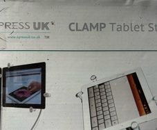 NEW clamped tablet stand