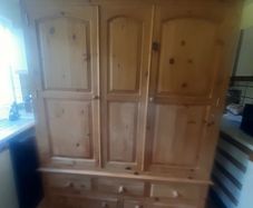 Pine wardrobe