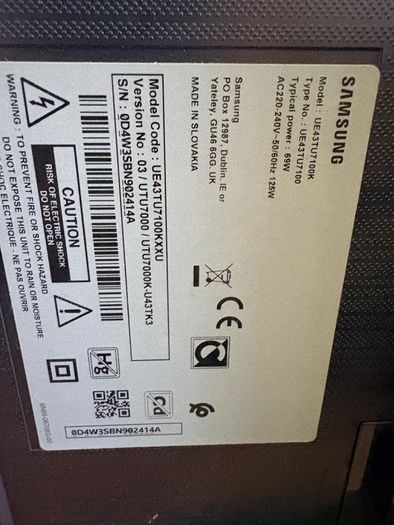 Samsung 43" TV