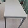 Slimline white gloss study/laptop desk Image 2