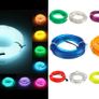 5M Car Interior Led Strip Light Neon EL Wiring Decorative Lamp For Auto DIY Flexible Ambient Light USB Party Atmosphere Diode Image 2